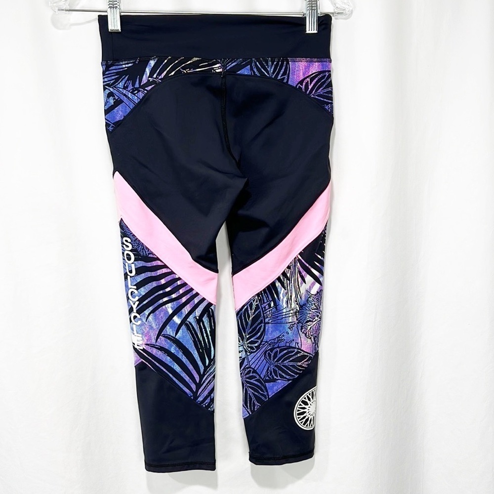 Soulcycle Performance Leaf Tropical Colorblock Pi… - image 7